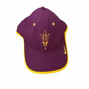Nike ASU Sundevils burgundy & gold hat Dri-fit